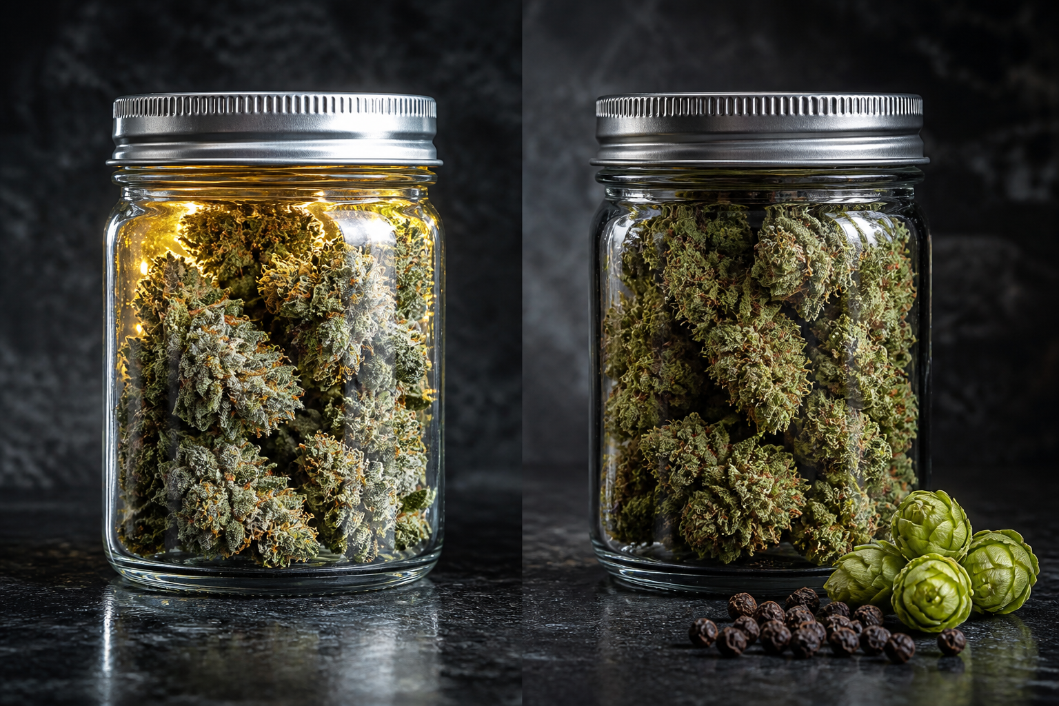 A stripped jar reads as spice and wood
